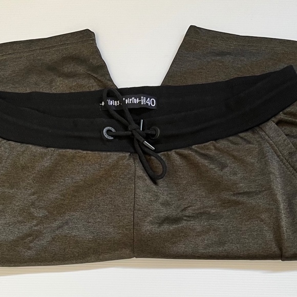 Villians Of Virtue Sz 40 Khaki Sweat Pant Shorts - Picture 3 of 11